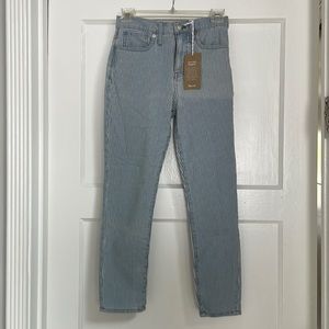 Madewell 10” high-rise skinny crop W 25 petite. Never worn. Tags attached.